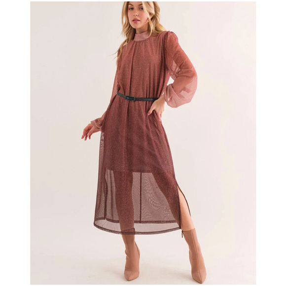 Shimmer Maxi Dress | Small - Picture 1 of 4